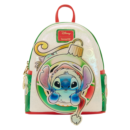 DISNEY - Lilo & Stitch "Holiday" - Mini Sac à Dos LoungeFly 