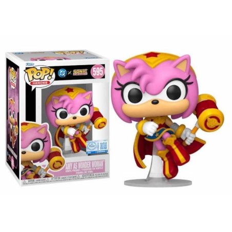 JLA & SONIC - POP Heroes N° 595 - Amy en Wonder Woman 