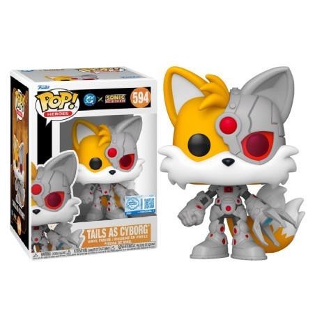 JLA & SONIC - POP Heroes N° 594 - Tails en Cyborg 