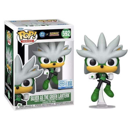 JLA & SONIC - POP Heroes N° 592 - Silver en Green Lantern 