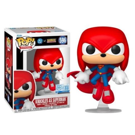JLA & SONIC - POP Heroes N° 596 - Knuckles en Superman 