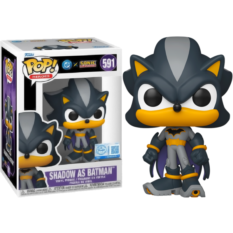 JLA & SONIC - POP Heroes N° 591 - Shadow en Batman 