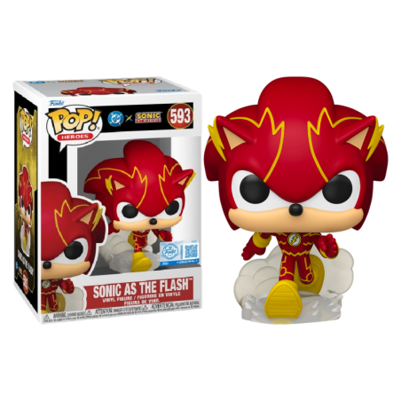 JLA & SONIC - POP Heroes N° 593 - Sonic en Flash 