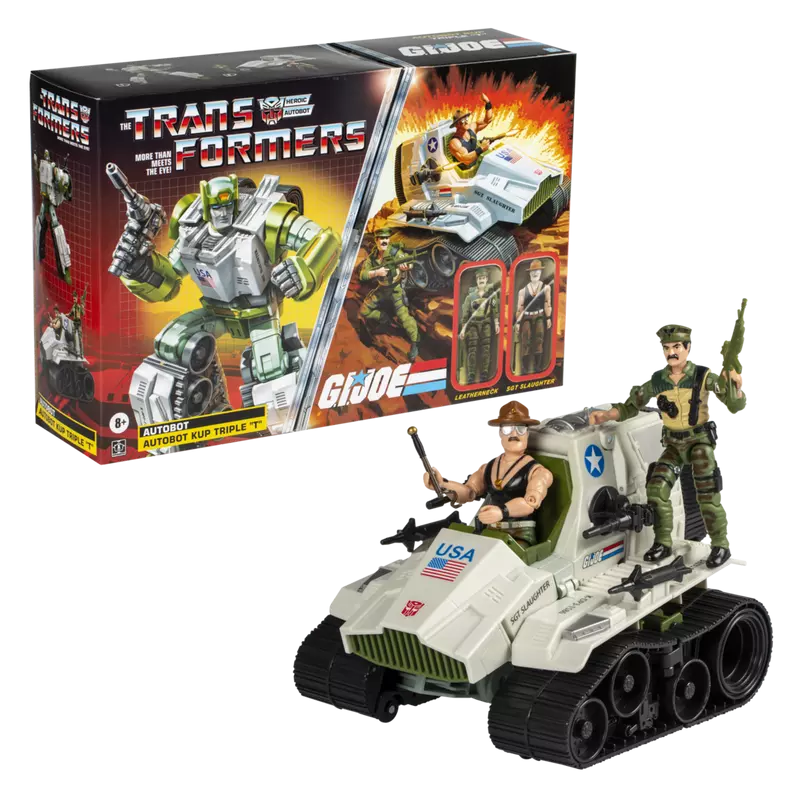 TRANSFORMERS X G.I. JOE - Kup Triple - Figurine Collaborative 23cm 