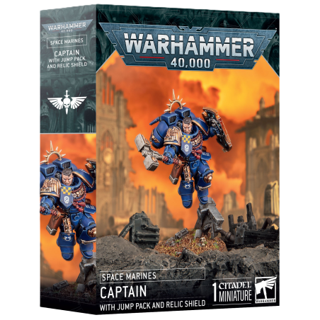 CAPITAINE AVEC REACTEUR DORSAL BOUCLIER RELIQUE