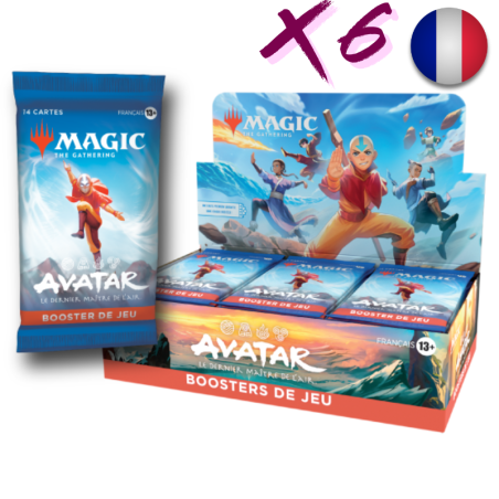 Case de 6 display MTG - AVATAR: THE LAST AIRBENDER PLAY BOOSTER -