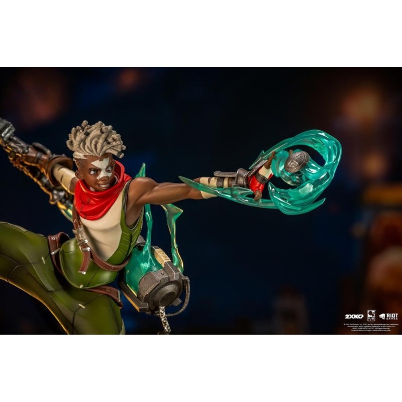 LEAGUE OF LEGENDS - Ekko & Ahri - Statuette Diorama 1/10 30cm 