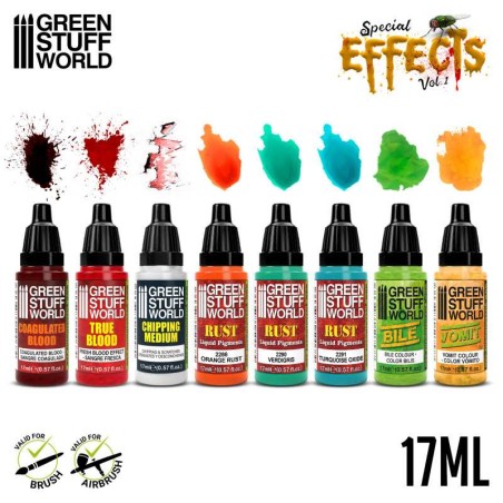 Paint Set - SPECIAL EFFECTS Vol.1 (box x8)