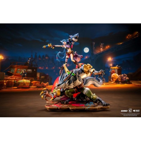 LEAGUE OF LEGENDS - Jinx & Warwick - Statuette Diorama 1/10 37cm 