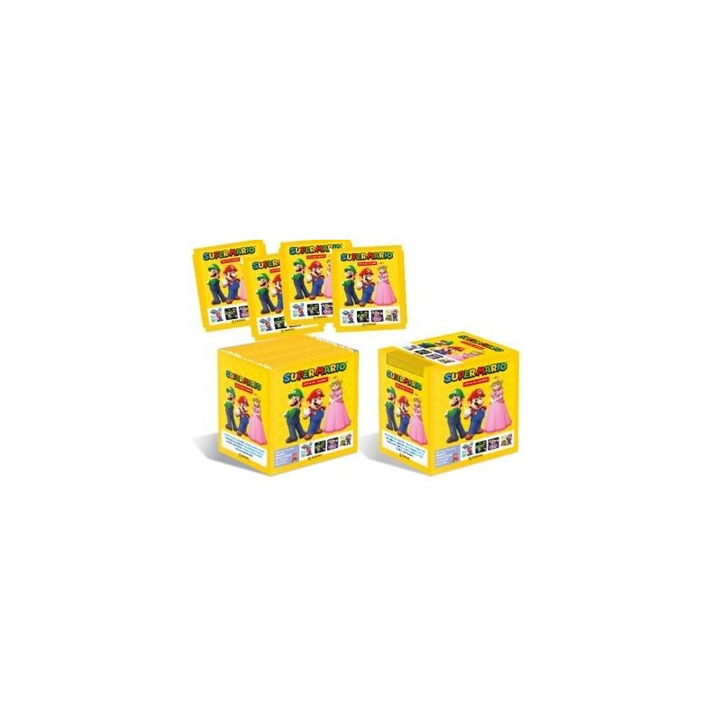 SUPER MARIO - Panini Display 36 Packet Stickers 