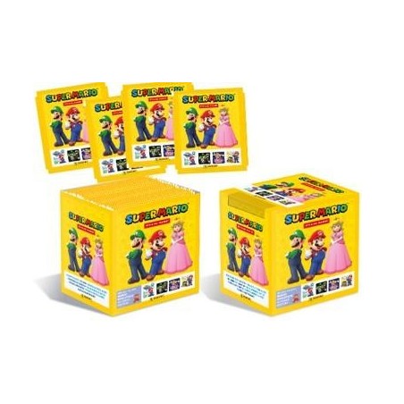 SUPER MARIO - Panini Display 36 Packet Stickers 