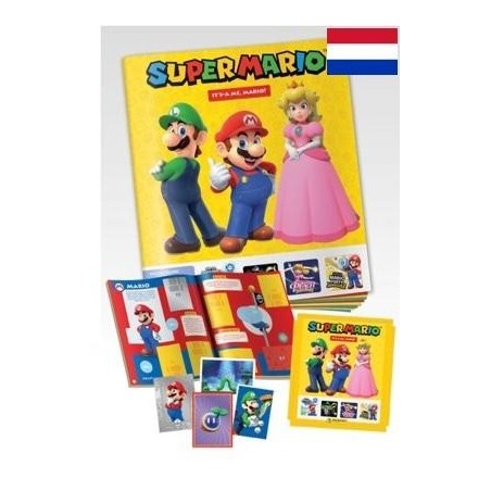 SUPER MARIO - Panini Starter Pack (1 album + 3 packets) - NL 