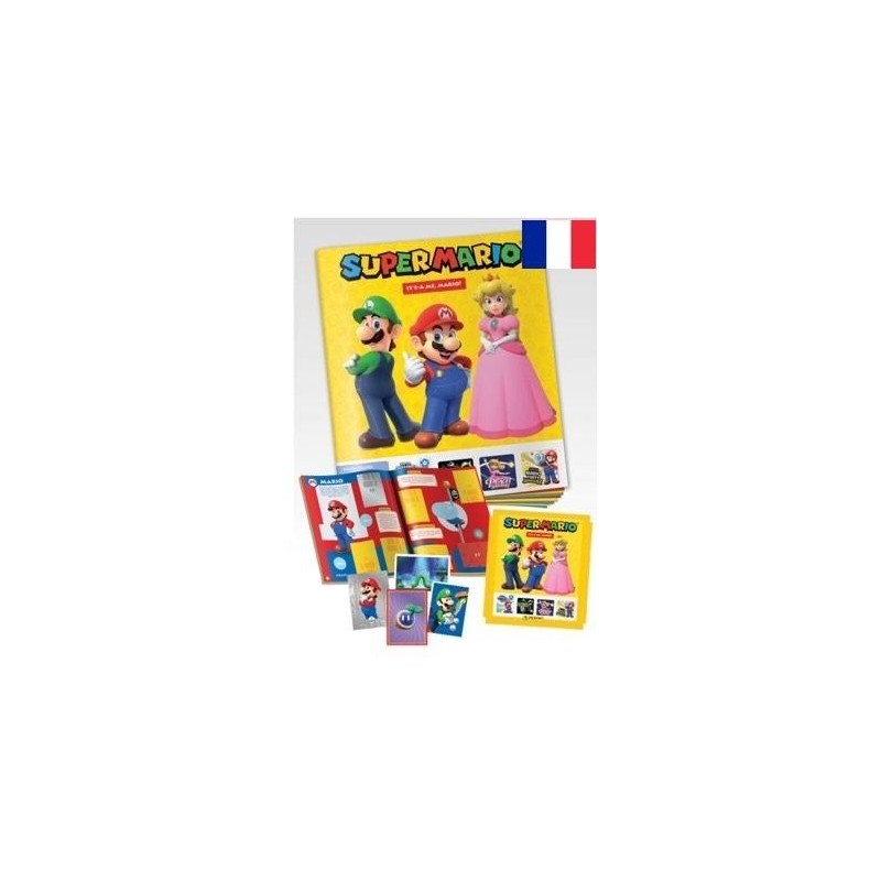 SUPER MARIO - Panini Starter Pack (1 album + 3 packets) - FR 