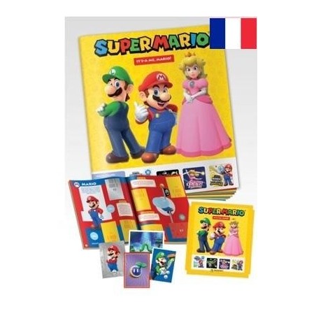 SUPER MARIO - Panini Starter Pack (1 album + 3 packets) - FR 