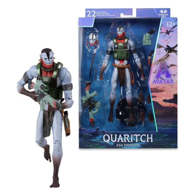 AVATAR 3 - Quaritch (Ash Warrior) - Figurine 18cm 
