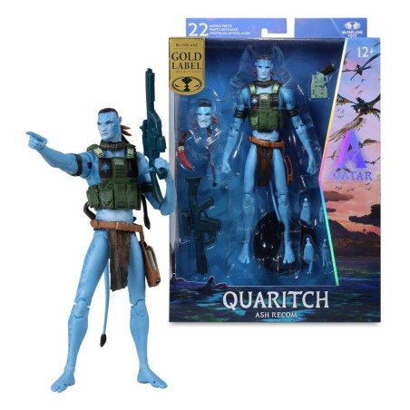 AVATAR 3 - Quaritch (Ash Recom) - Figurine 18cm 