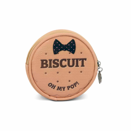 OH MY POP! - Biscuit - Porte-monnaie rond 12x2cm 