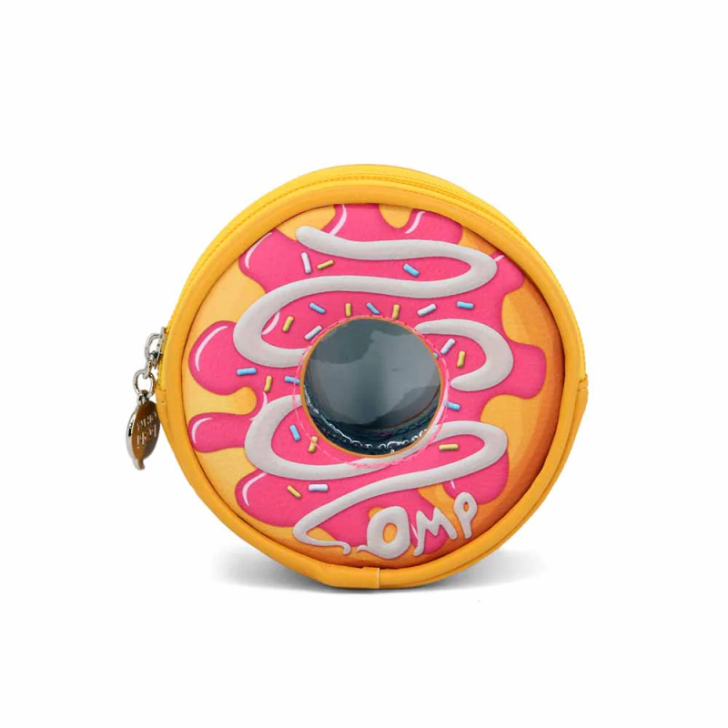 OH MY POP! - Popnut Jaune - Porte-Monnaie Rond 12x2cm 