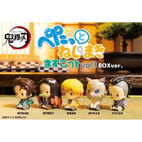 DEMON SLAYER Petatto Nejimali Mascot Vol 1 - Figurine Blind Box 4.5cm 