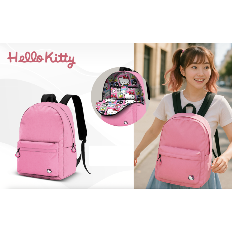 HELLO KITTY - Sac à Dos BLOCK - '41x30x18cm' 