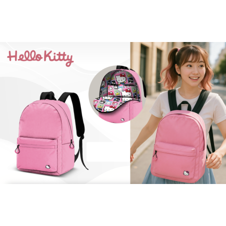 HELLO KITTY - Sac à Dos BLOCK - '41x30x18cm' 