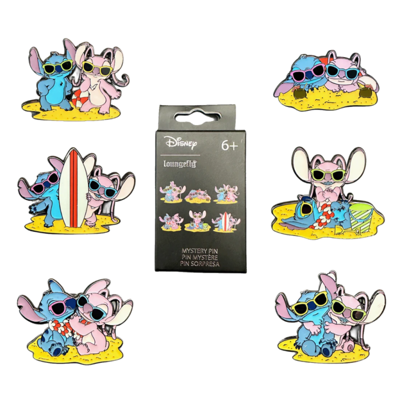 DISNEY - Stitch & Angel - Funko Blind Box Enamel Pins 