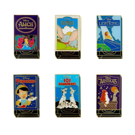 DISNEY - Classic VHS Cover - Funko Blind Box Enamel Pins 