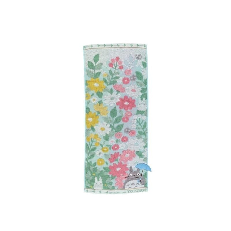 MON VOISIN TOTORO - Totoro champs de fleurs -Serviette 34x80cm 