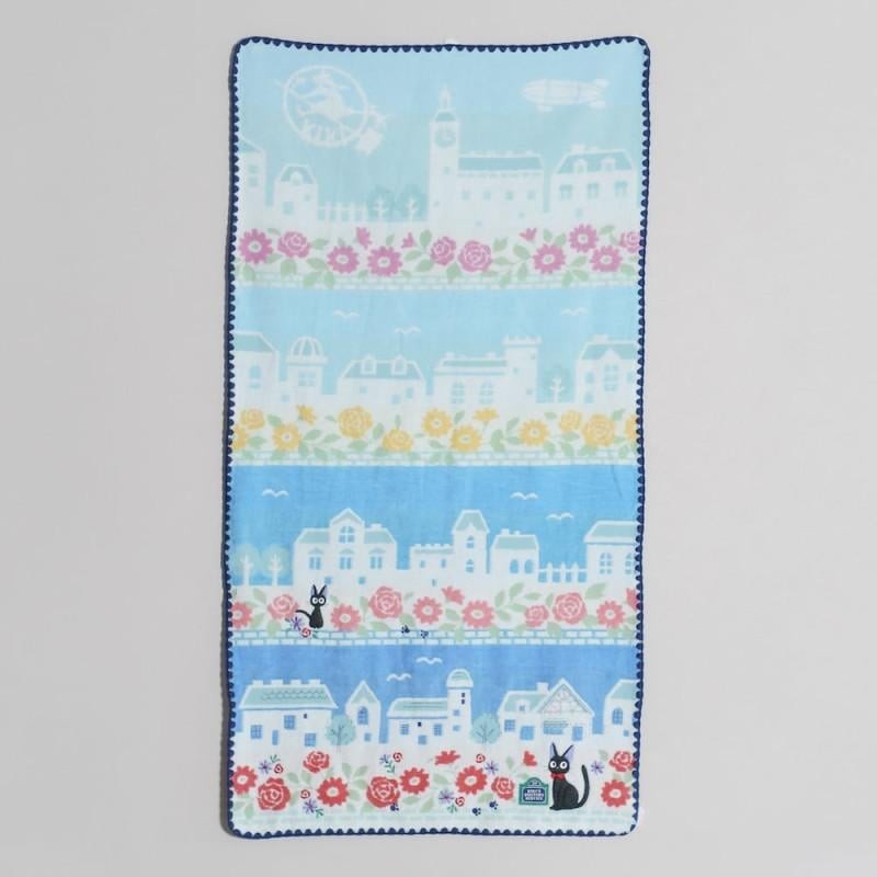 KIKI LA PETITE SORCIERE - Jiji ciel bleu de Koriko -Serviette 60x120cm 