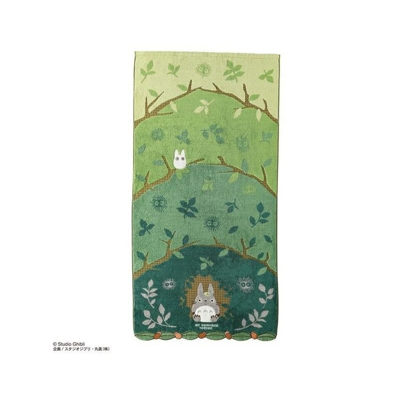 MON VOISIN TOTORO - Totoro tunnel de forêt - Serviette 60x120cm 