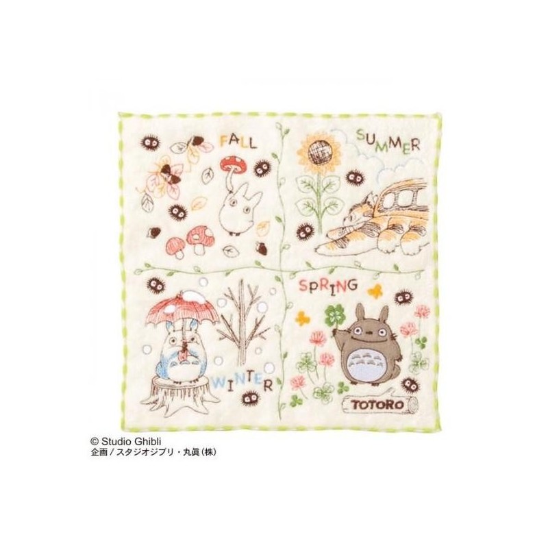 MON VOISIN TOTORO - Couronne de Noix - Mini Serviette 25x25cm 