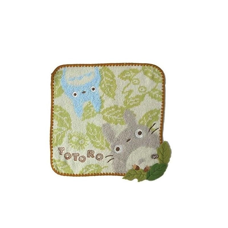 MON VOISIN TOTORO - Feuille de Chêne - Mini Serviette 25x25cm 