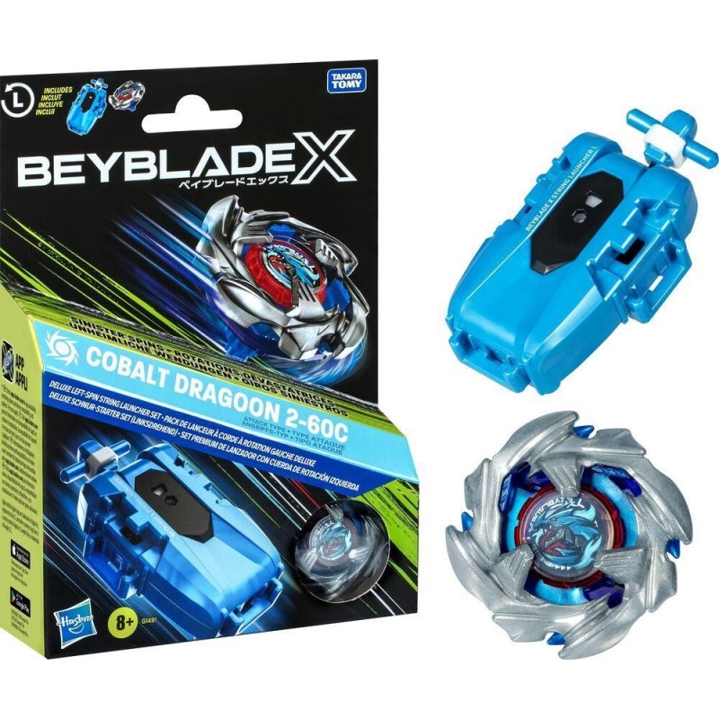 BEYBLADE X - Deluxe String Launcher Dragoon 