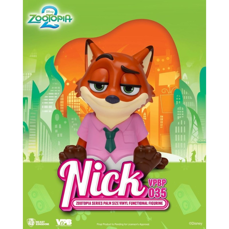 ZOOTOPIA 2 - Nick - Tirelire Vinyl Figure 15cm 