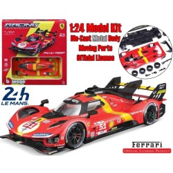 FERRARI - 499p Lmh (2023 24h Le Mans Champion) - Model Kit 1/24 