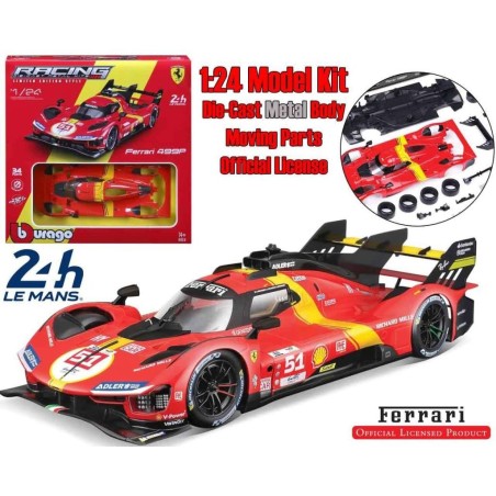 FERRARI - 499p Lmh (2023 24h Le Mans Champion) - Model Kit 1/24 