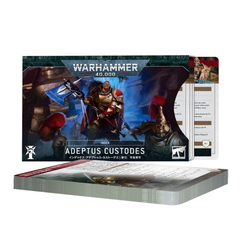 INDEX CARD Adeptus Custodes (ENG)