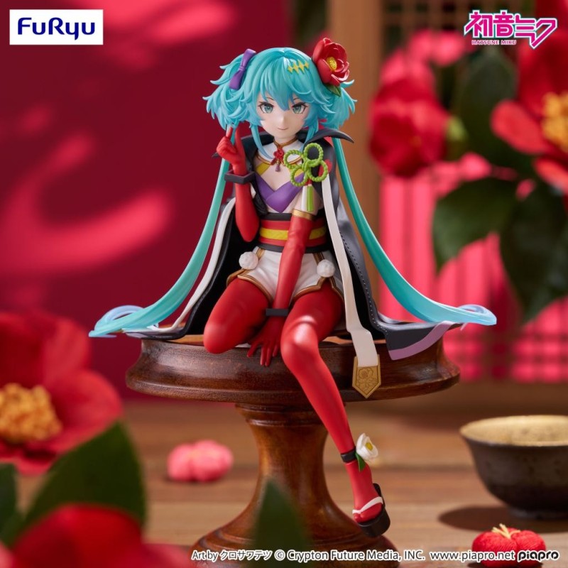HATSUNE MIKU - Flower Fairy Camelia - Statuette Noodle Stopper 15cm 