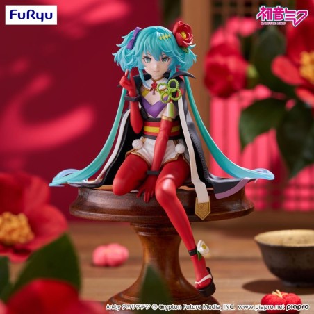 HATSUNE MIKU - Flower Fairy Camelia - Statuette Noodle Stopper 15cm 