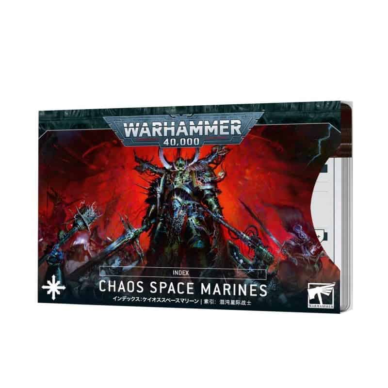 INDEX CARD Space Marines du Chaos (ENG)