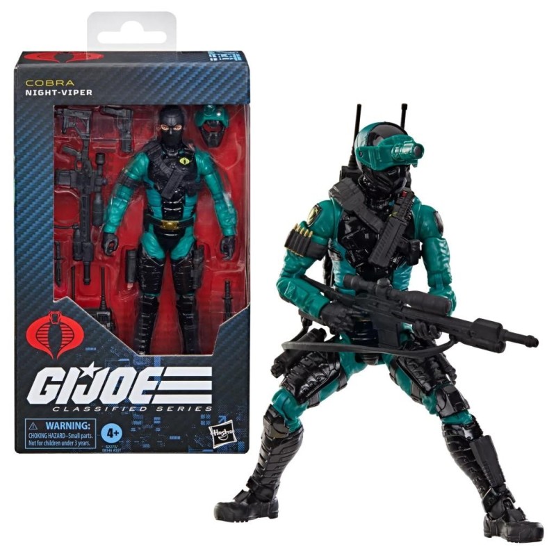 G.I. JOE - Night-Viper - Figurine Classified Series #187 15cm 