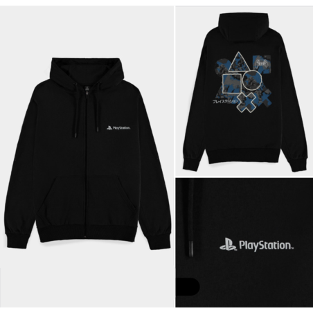 PLAYSTATION - Icons - Pull à Capuche zippé (M) 