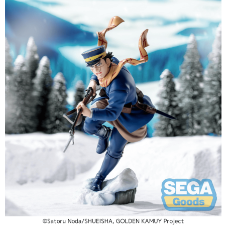 GOLDEN KAMUY - Saichi Sugimoto - Figurine Xross Link 13cm 