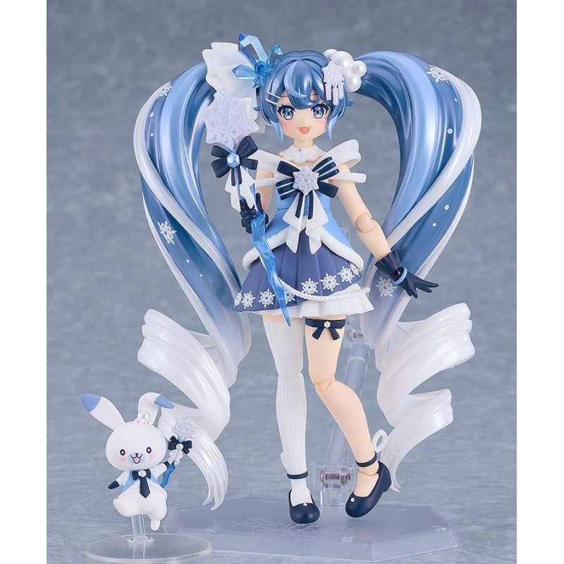 HATSUNE MIKU - Snow Miku Crystal Snow - Figurine Figma 13cm 