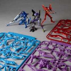 EVANGELION - Unit-01 / Unit-02 / Prototype-00 - Model Kit Artpla 12cm 
