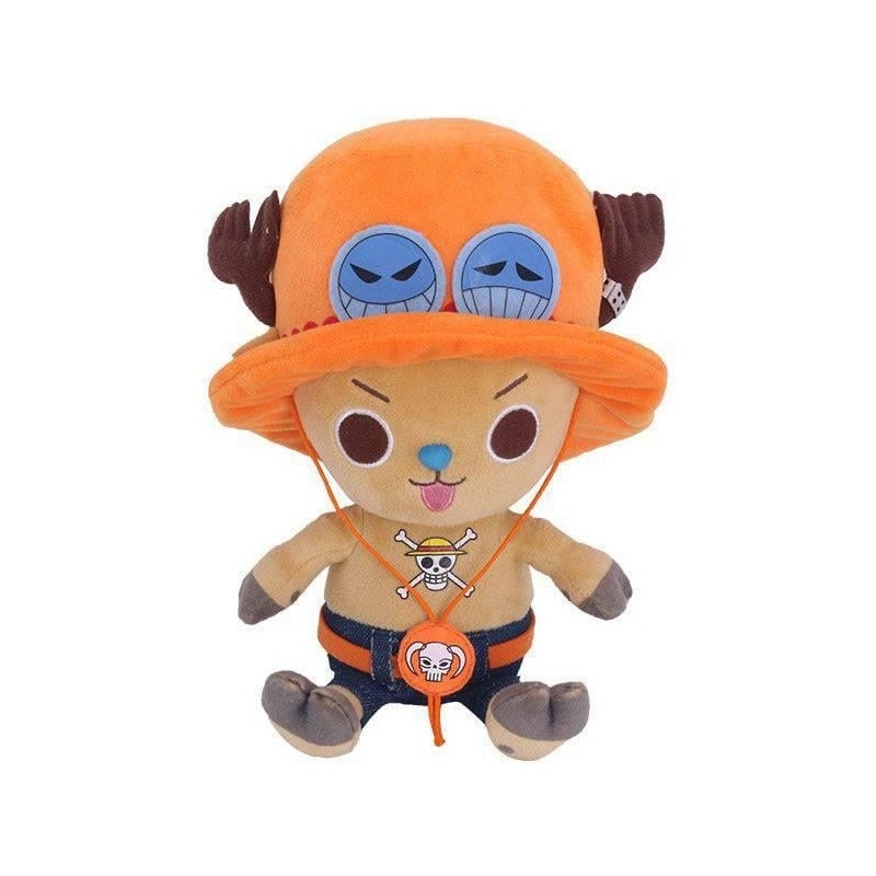 ONE PIECE - Peluche Chopper x Ace - 20cm 
