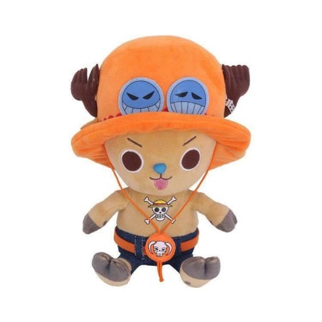 ONE PIECE - Peluche Chopper x Ace - 20cm 