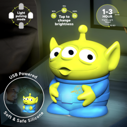 TOY STORY - Alien - Lampe Décorative 'SquishyGlo' Rechargeable 