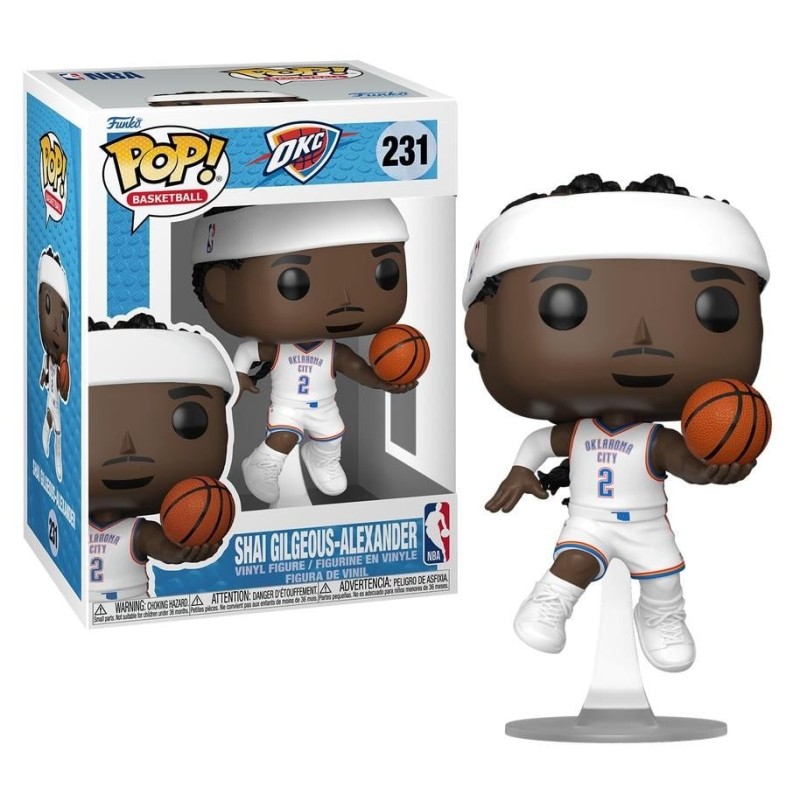 THUNDER - POP NBA N° 231 - Shai Gilgeous-Alexander (Asso. Ed. Jersey) 