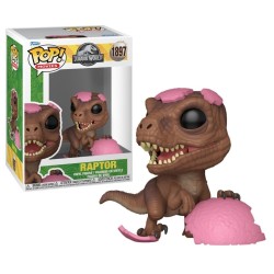 JURASSIC PARK SPRG - POP Movies N° 1897 - Raptor (Oeuf rose) 